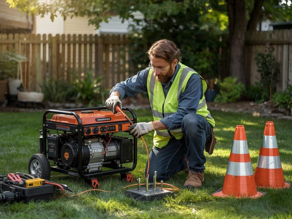 bezpieczne podłączenie agregatu