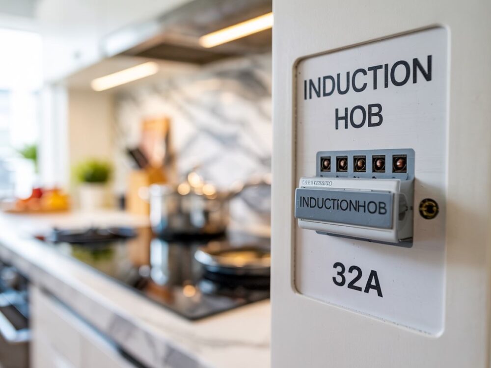 instalacja elektryczna do płyty indukcyjnej