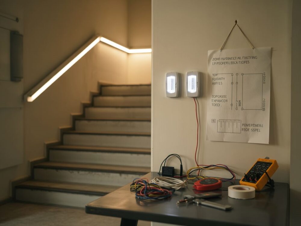 inteligentne oświetlenie schodów