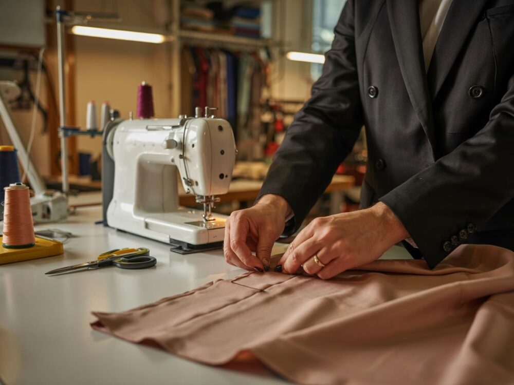 krawiec przy marynarce