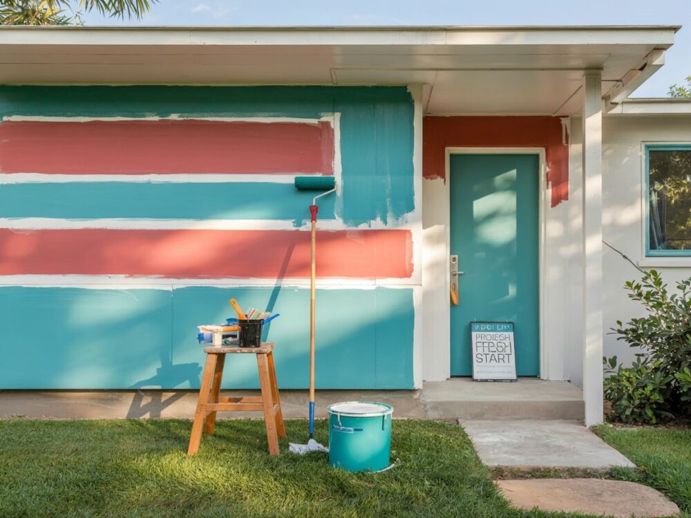 narzędzia do malowania elewacji