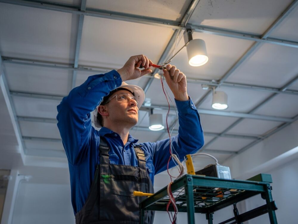 okablowanie do lamp sufitowych