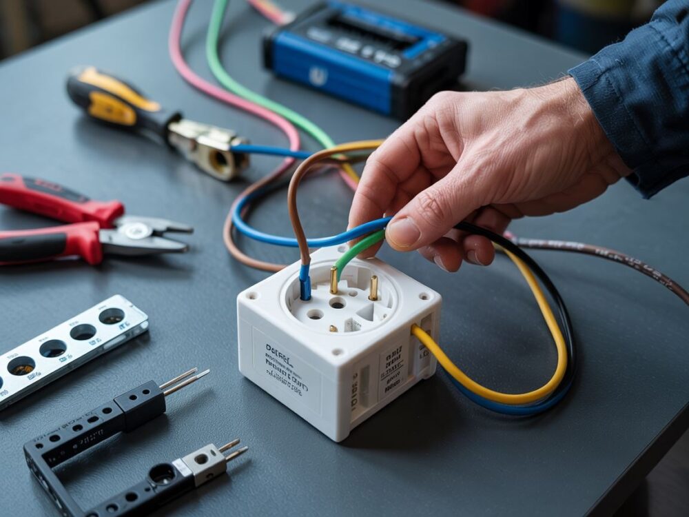 podłączanie kabla 5żyłowego