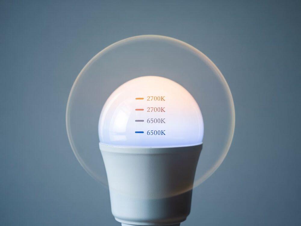 porównanie barw żarówek