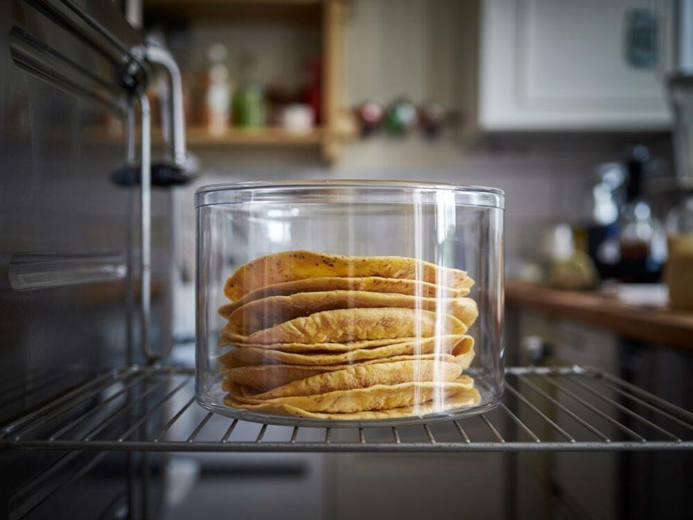 przechowywanie tortilli