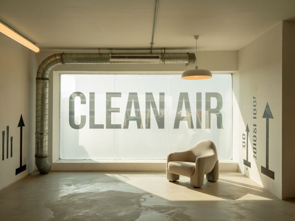 przepływ powietrza w domu