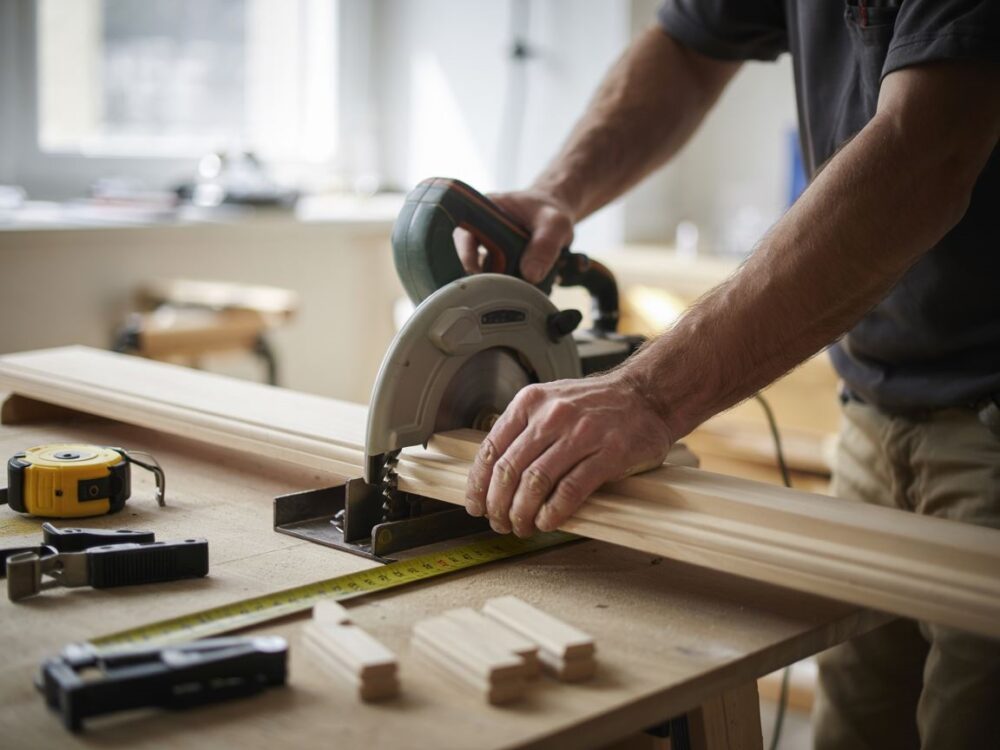 przycinanie listwy na wymiar