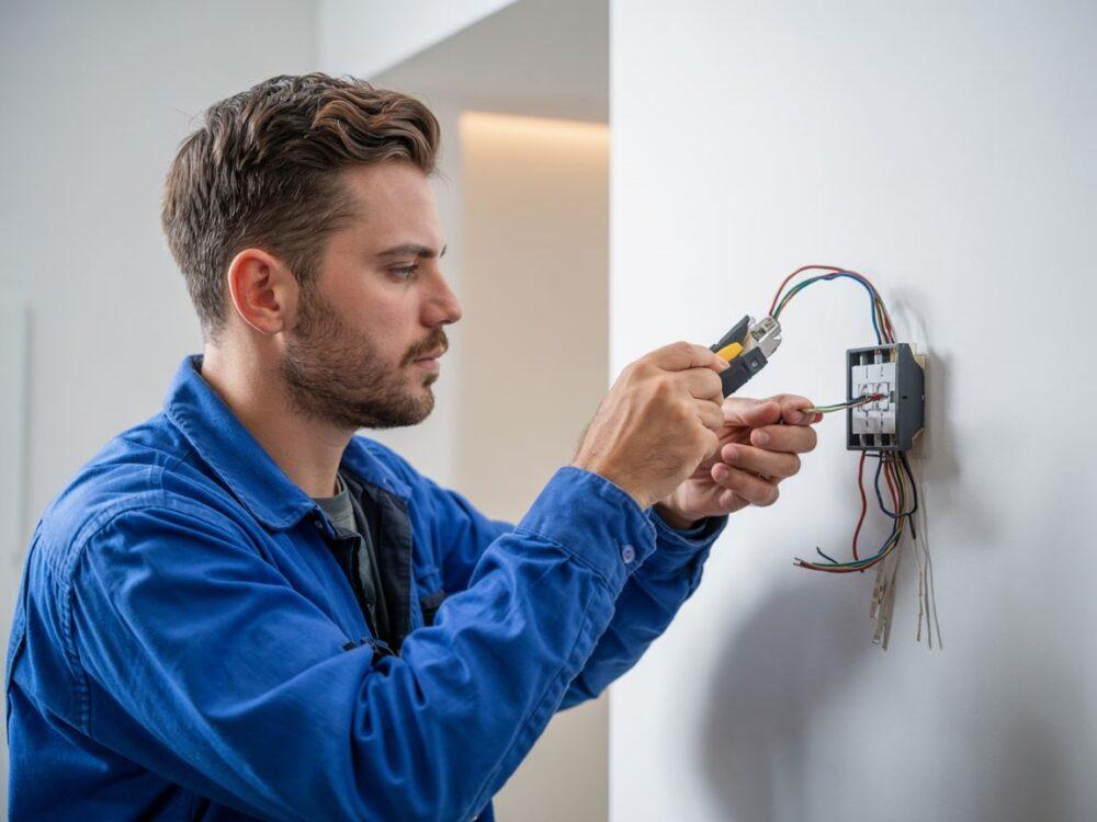 schemat instalacji włącznika