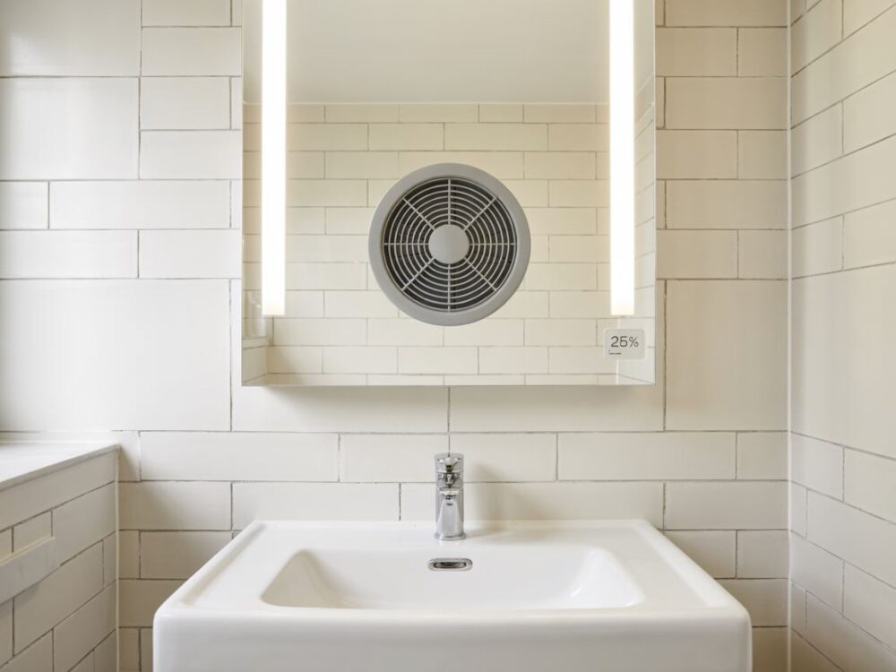 świeże powietrze w łazience