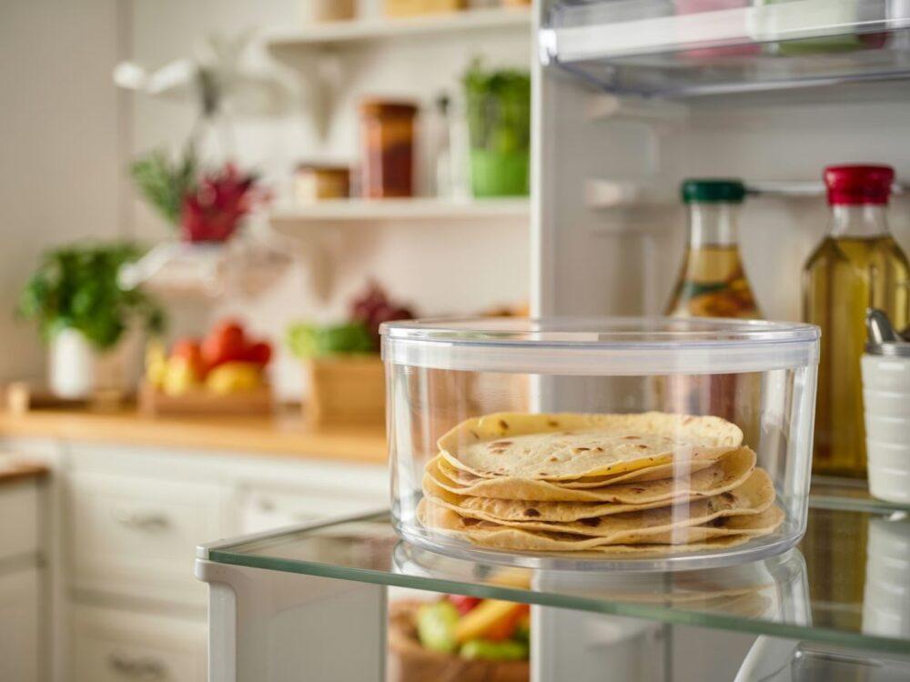 tortille w lodówce